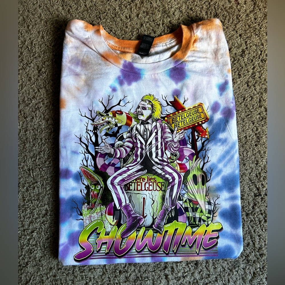 Anvil by Gildan Beetlejuice Betelgeuse tie dye tshirt
